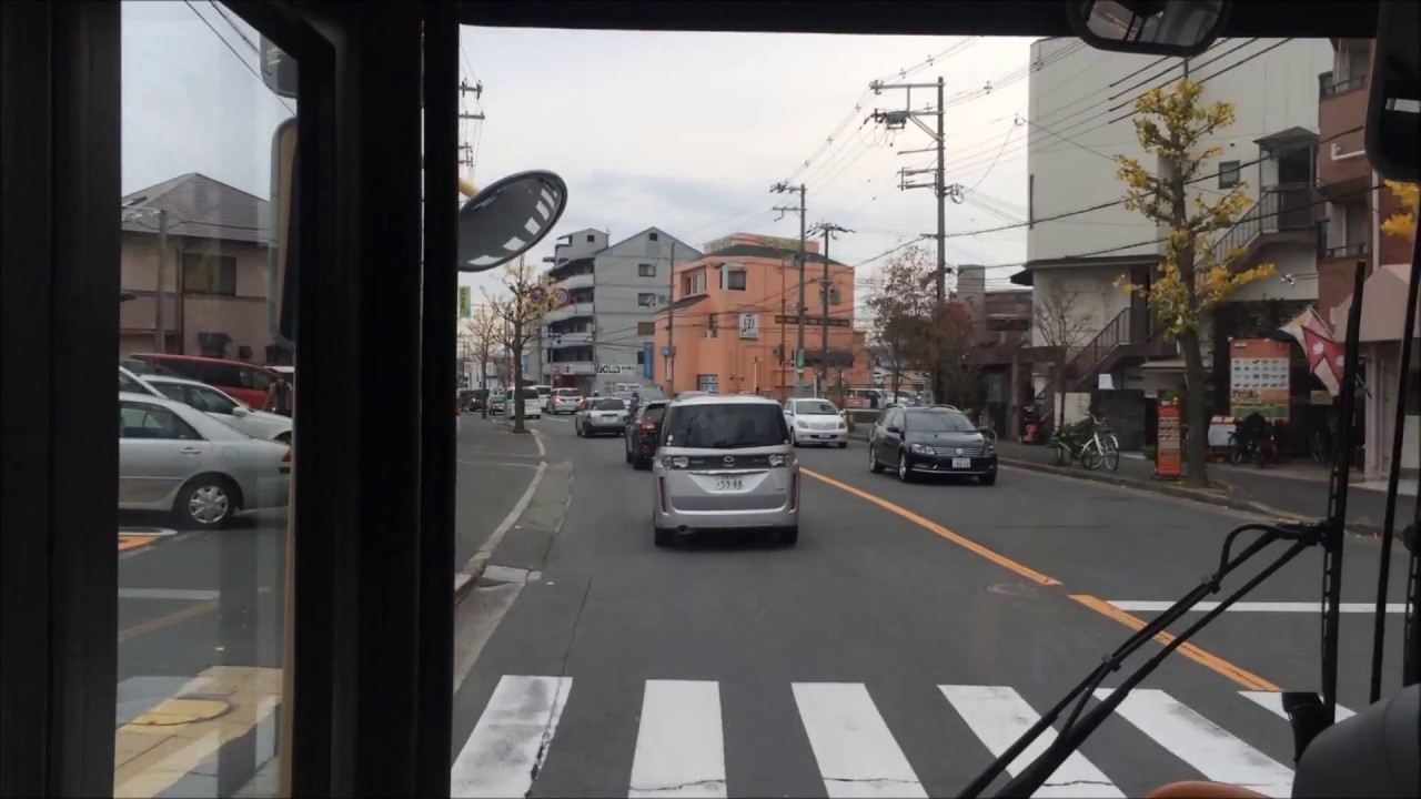 【前面展望】阪急バス吹田市内線10系統 桃山台駅前→JR岸辺北口→JR吹田→吹田市役所前