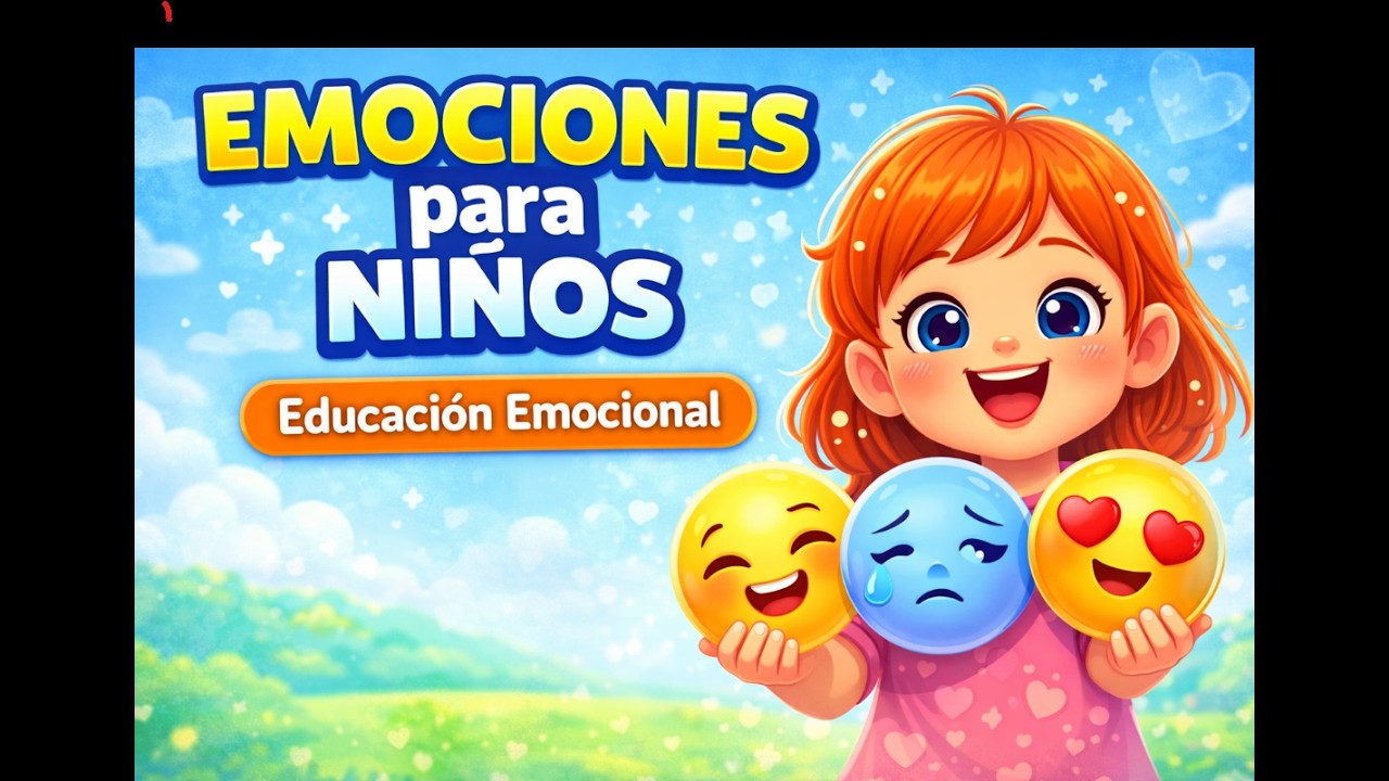Aprende las Emociones 😊😢😍 Canción Infantil para Niños  Educación Emocional