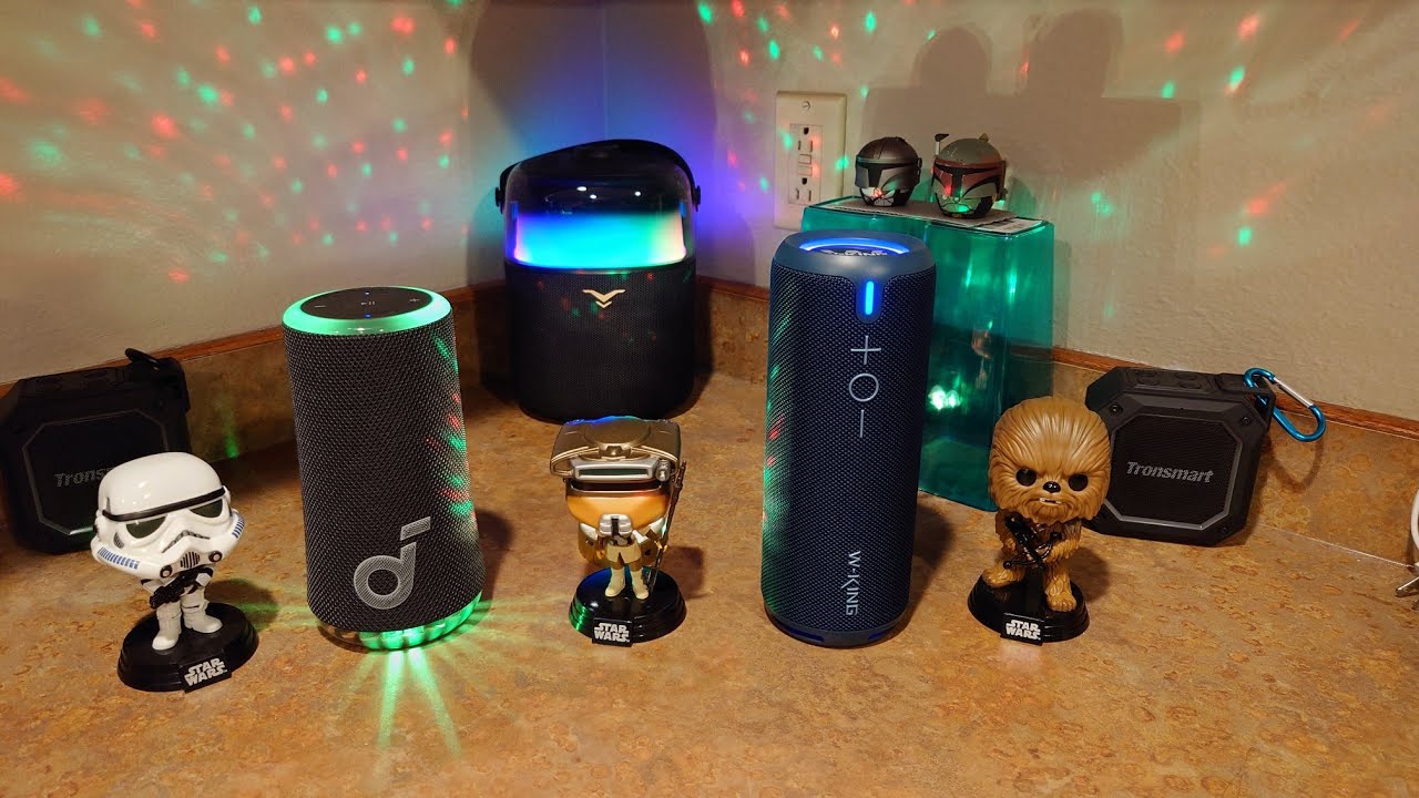 Soundcore Glow vs W-King D320 (Updated Version) 📐 Cornered! Both Speakers Custom EQ 📊 Via Their Apps