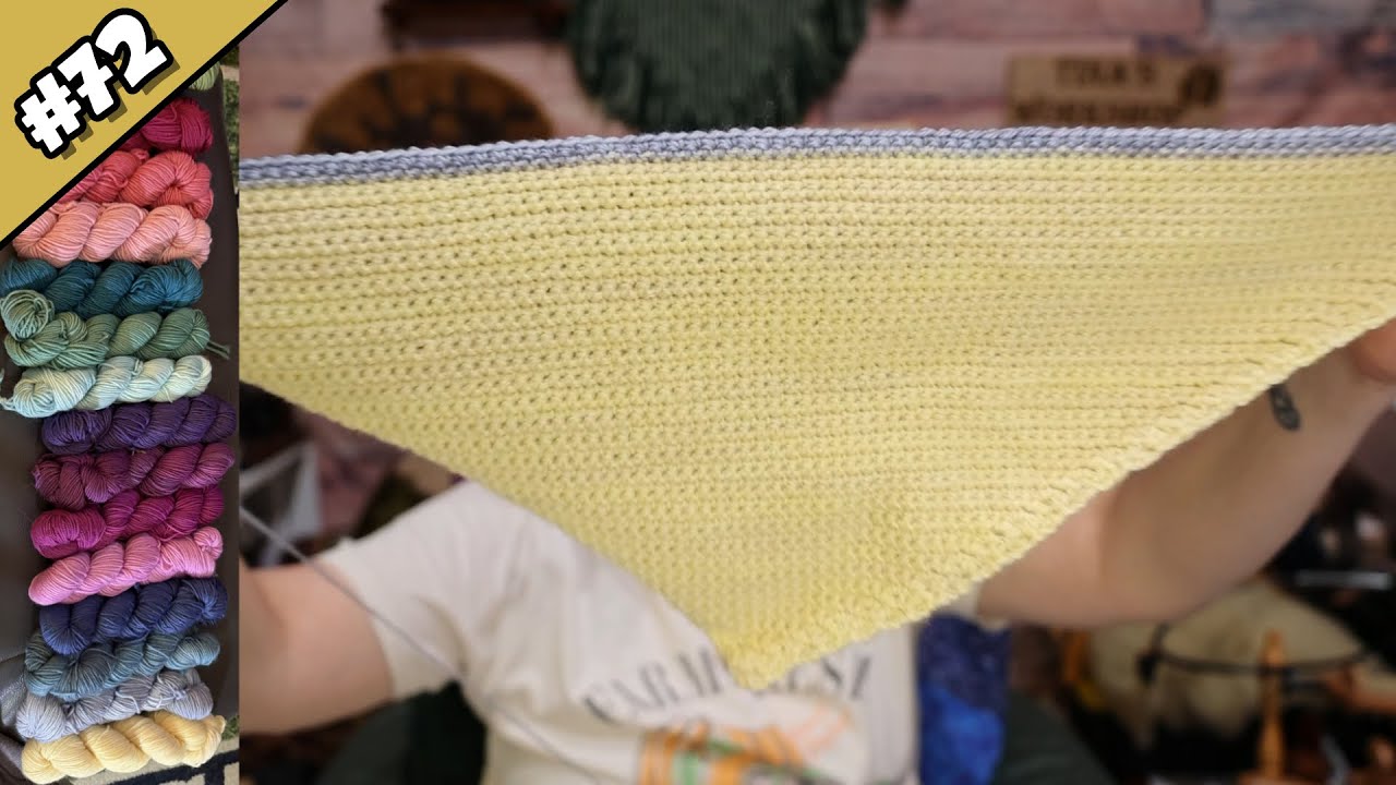 Episode 72- A new shawl pattern and the Emotional Support Chicken Jr.