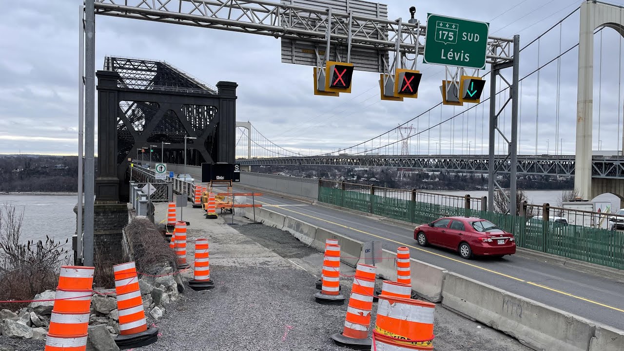Poursuite des travaux sur le pont de Québec