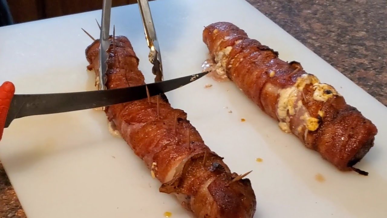 BEST WAY to cook Stuffed Venison Backstraps (wrapped in BACON and grilled!)