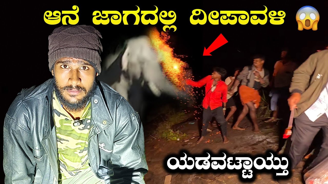 ದೀಪಾವಳಿ Celebration in Elephant Attack Place🐘 | Avatar Shiva Official 