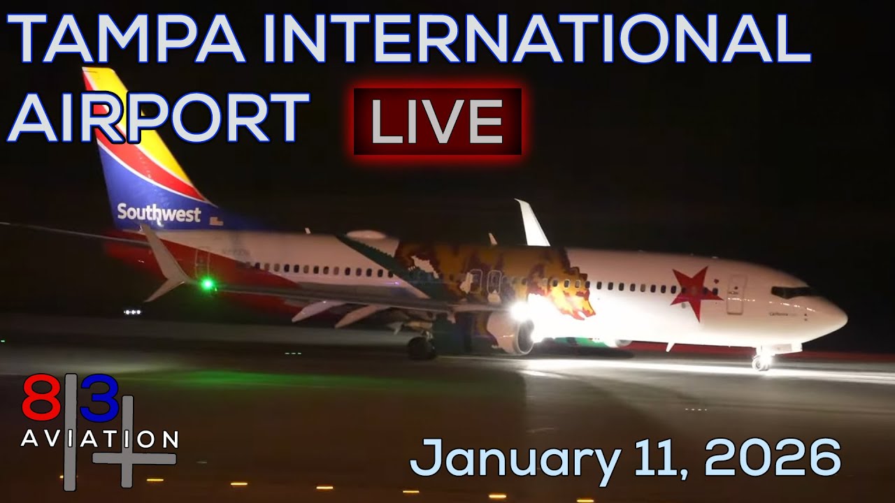 Live from Tampa International Airport - January 11, 2026