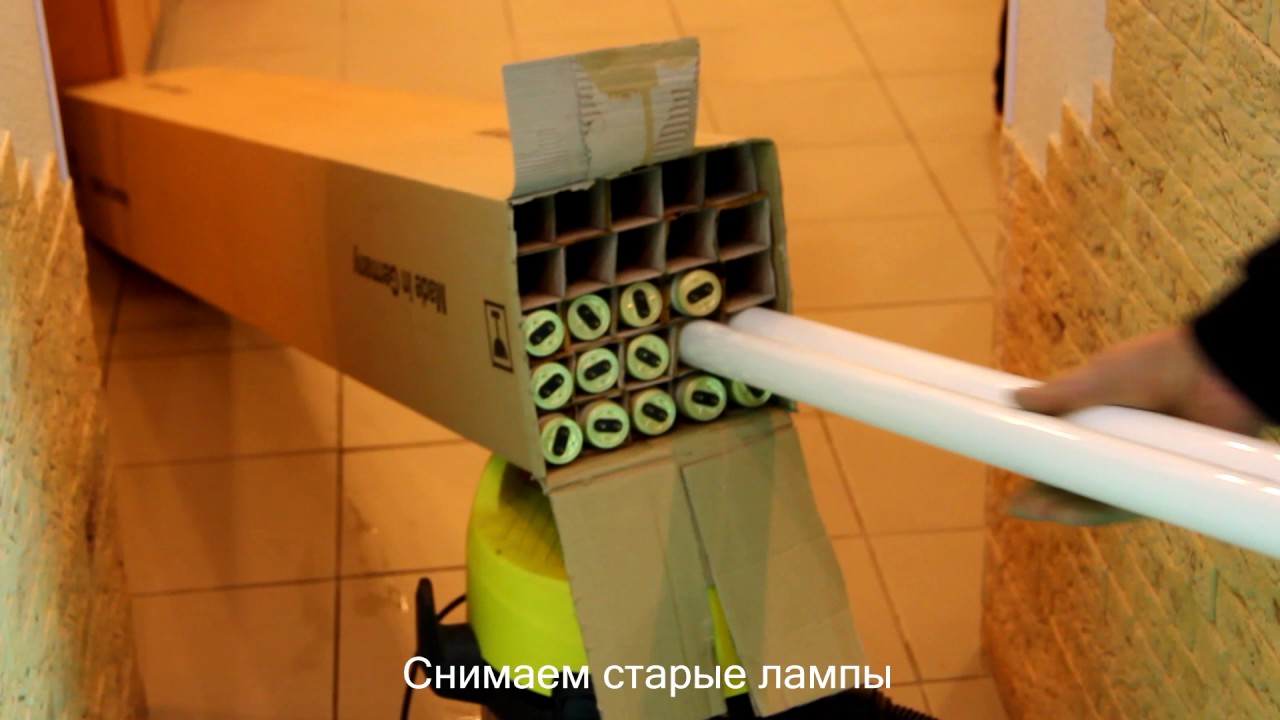 Замена ламп в солярии LUXURA V5