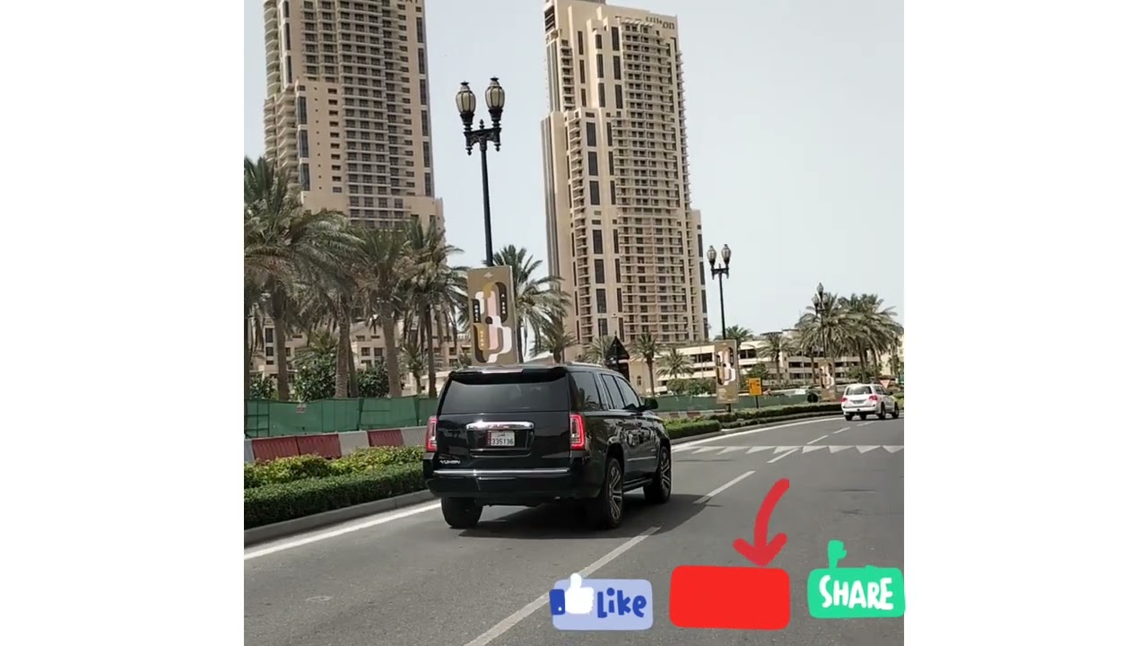 Qatar Roads.Legtaifiya metro Station route M110 🔥