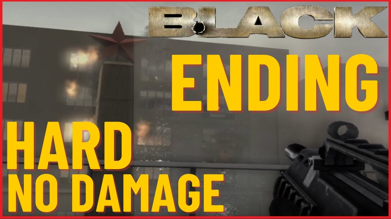 BLACK (PS2/PCSX2) Spitriniv Gulag - ENDING - Hard, No damage, Perfection gameplay.