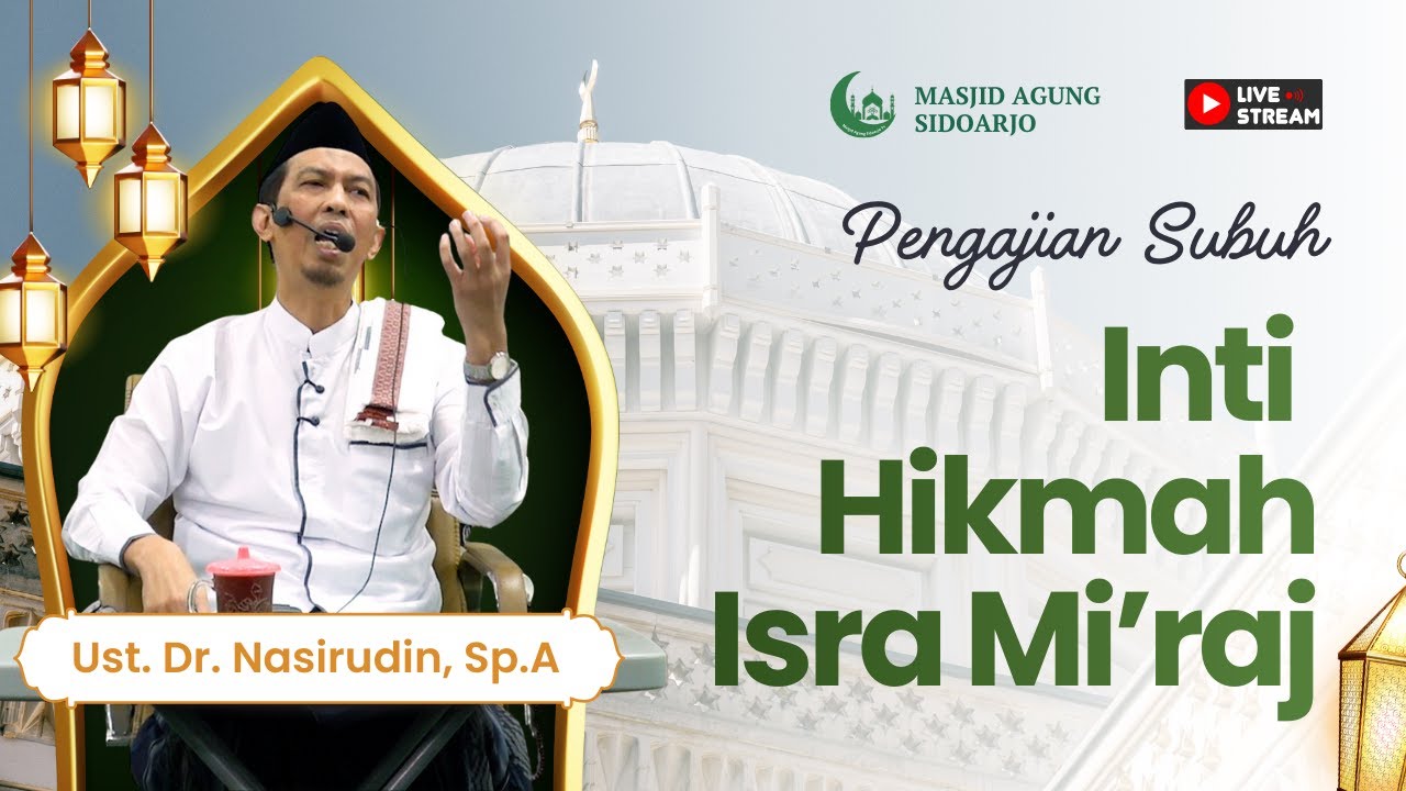Dahsyatnya Peristiwa Isra' Miraj Nabi Muhammad SAW - Ust. Dr. Nasirudin, Sp.A