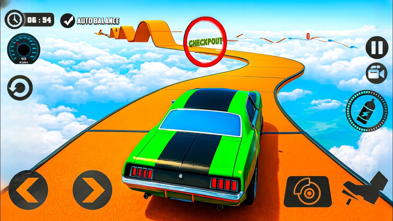 GT Car Sky Ramp Adventure | Most Dangerous Stunts Ever 3D Android Gameplay