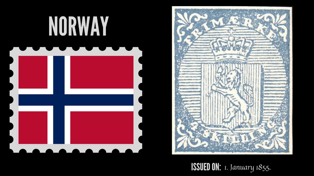 European countries- the first postage stamp of each country