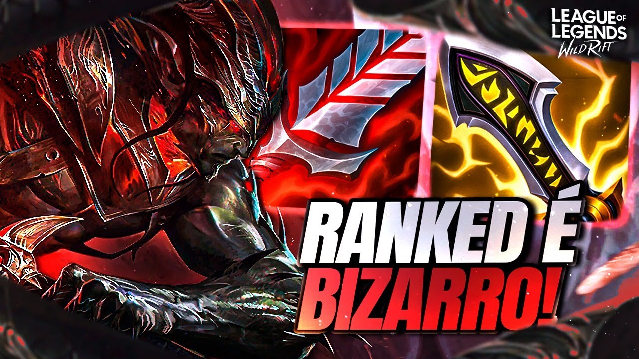 RANKED É UMA COISA MEIO BIZARRA NÉ ? GANHA QUEM TIVER MAIS BONECOS BROKENS!| LoL Wild Rift