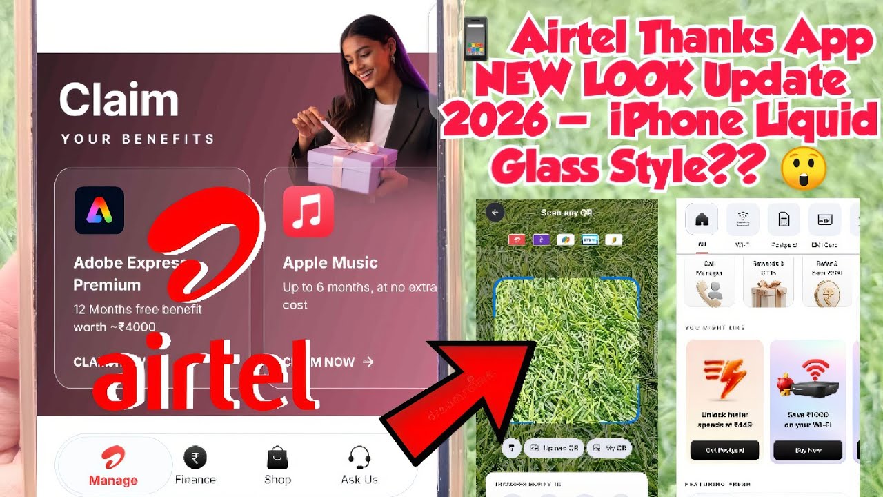 📱 𝗔𝗶𝗿𝘁𝗲𝗹 𝗧𝗵𝗮𝗻𝗸𝘀 𝗔𝗽𝗽 𝗡𝗘𝗪 𝗟𝗢𝗢𝗞 𝗨𝗽𝗱𝗮𝘁𝗲 𝟮𝟬𝟮𝟲 &mdash; 𝗶𝗣𝗵𝗼𝗻𝗲 𝗟𝗶𝗾𝘂𝗶𝗱 𝗚𝗹𝗮𝘀𝘀 𝗦𝘁𝘆𝗹𝗲?? 😲