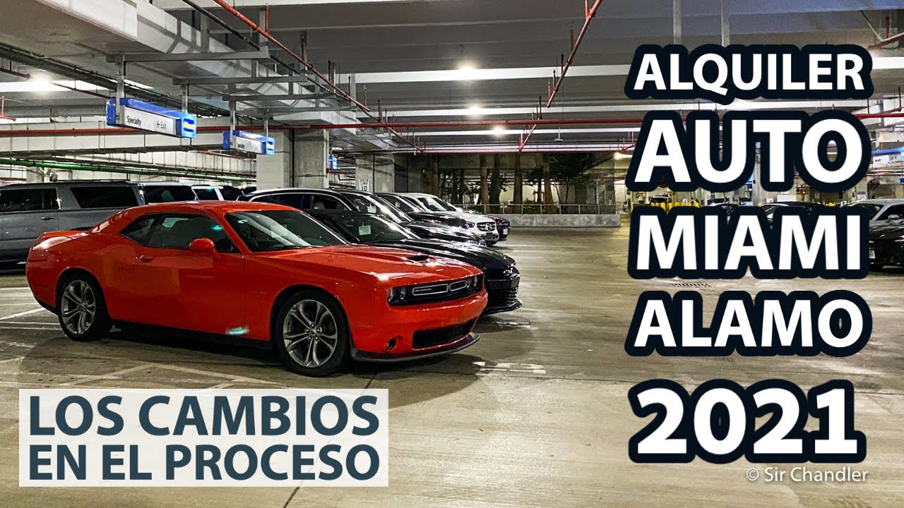 Alquiler auto en Miami - Alamo - enero 2021