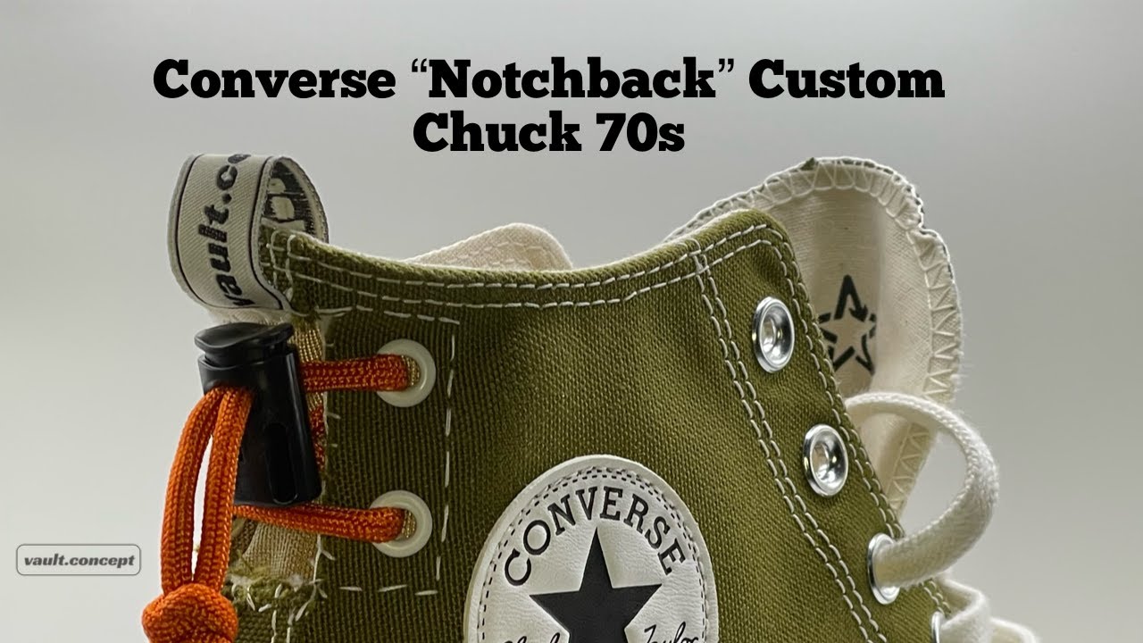 Custom Sewn Converse x vault.concept 
