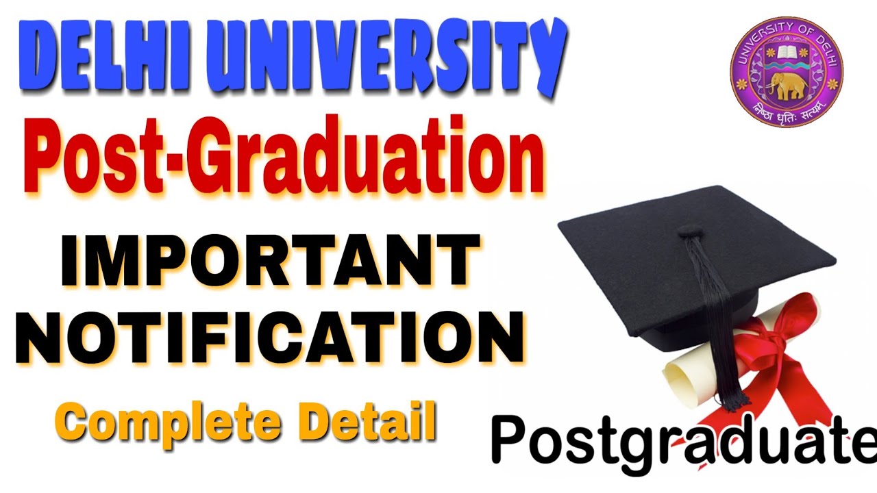 POST-GRADUATION ADMISSION STARTS IN DU || DU ADMISSION 2019 || CLUSTERcareer
