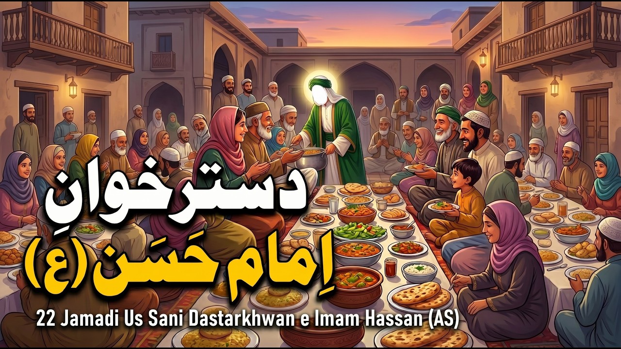History of Dastarkhwan Imam Hassan | 22 Jamadi us Sani | Imam Hassan Dastarkhwan | دسترخوان امام حسن