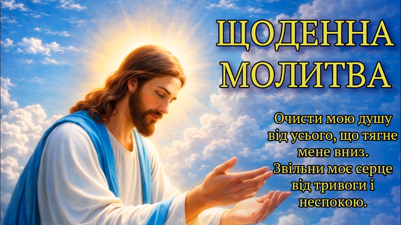 ЩОДЕННА МОЛИТВА 🙏 СИЛЬНА МОЛИТВА, ЯКУ ПОТРІБНО ЗНАТИ КОЖНОМУ