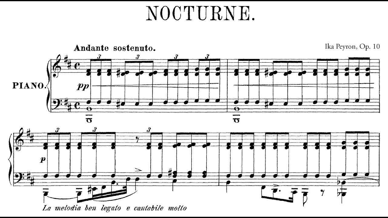 Ika Peyron: Nocturne, Op.10