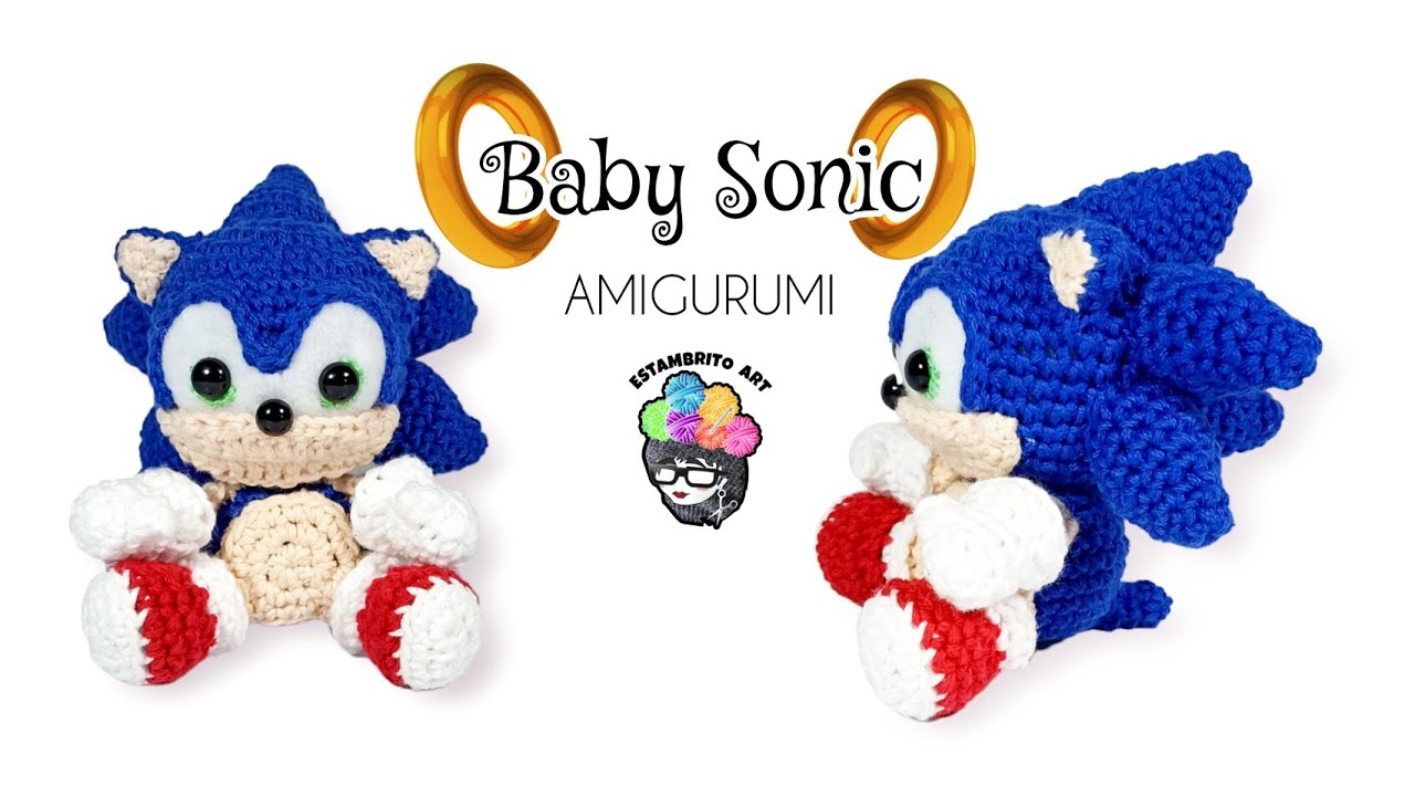 🌟🎮 BABY SONIC - Super Facil DIY / Estambrito ART