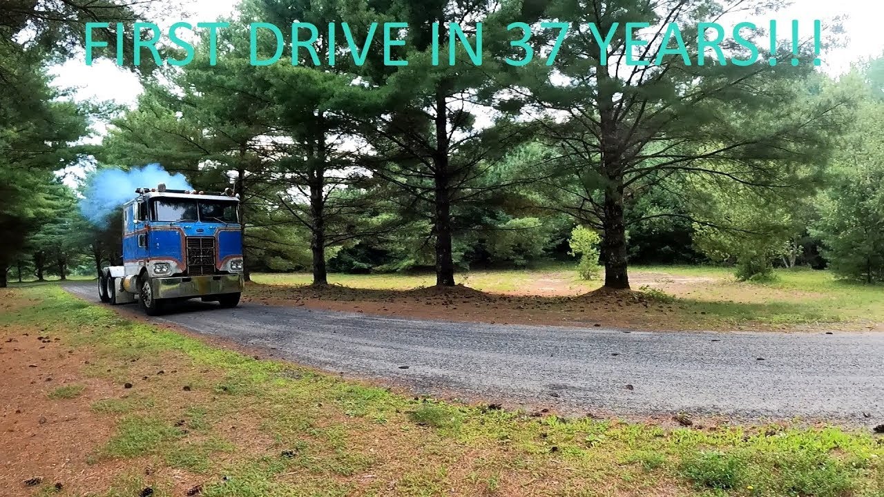 12v71 Detroit Diesel Powered 1973 Peterbilt 352 Cabover - Episode 14 - First drive in 37 years