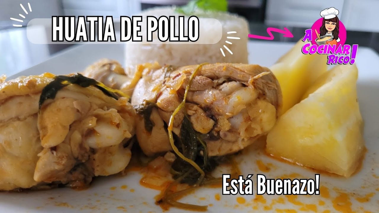 Receta Fácil HUATIA DE POLLO Me quedó Estupendo #acocinarrico