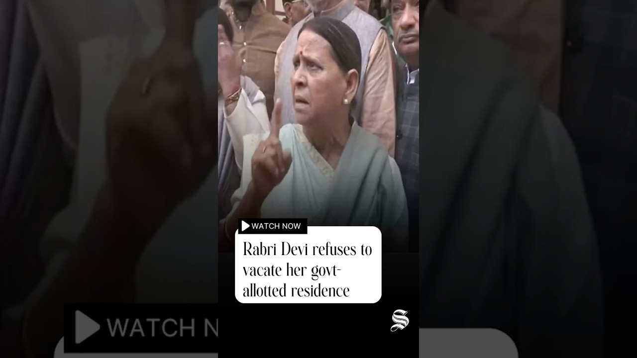 Rabri Devi says she will not vacate her government allotted residence even if force is called