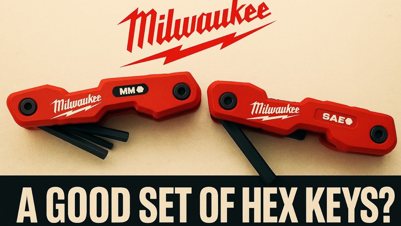 Milwaukee 17-Key Folding Hex Key Sets - SAE/Metric 48-22-2183