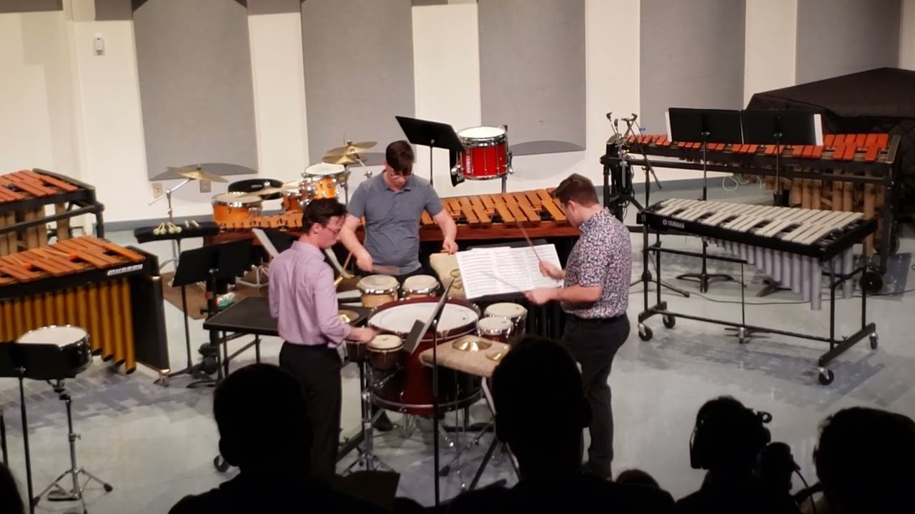 NGU Percussion Ensemble 2024 - Morgan Scott, Ethan Platt, George Ritchie