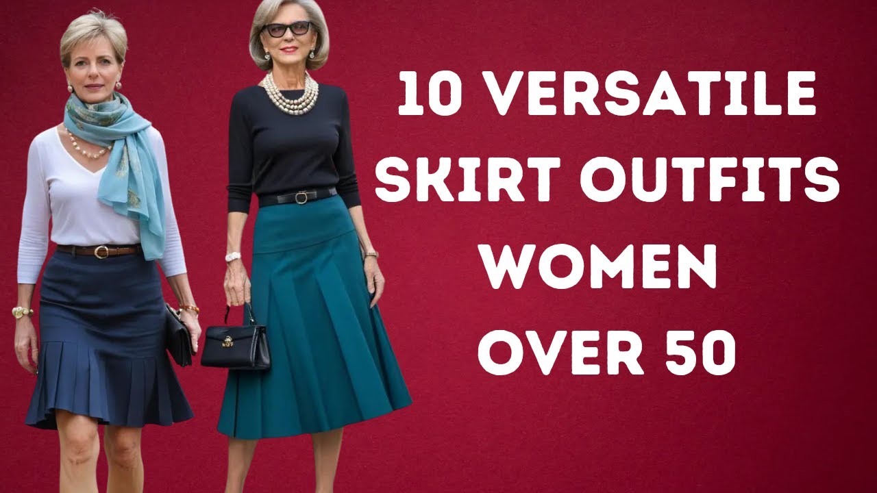 10 Classic ways to wear your Skirts for Women 50 years old
