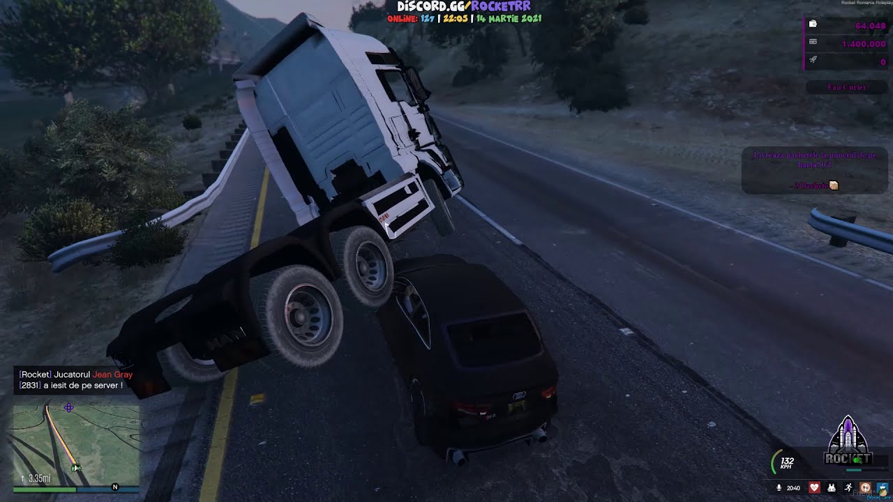 nico. joaca fivem si rastoarna copii care se cred pe Euro Truck Simulator 2