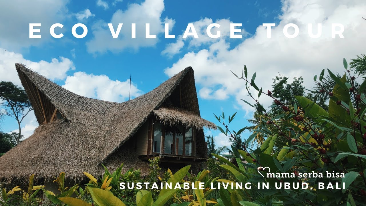 Eco Village Tour,  Sustainable living in Ubud, Bali.