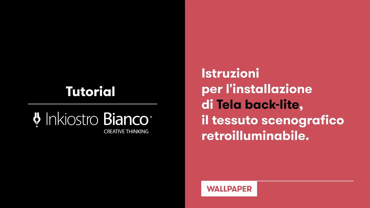 Tutorial posa tessuto tesato Tela di Inkiostro Bianco