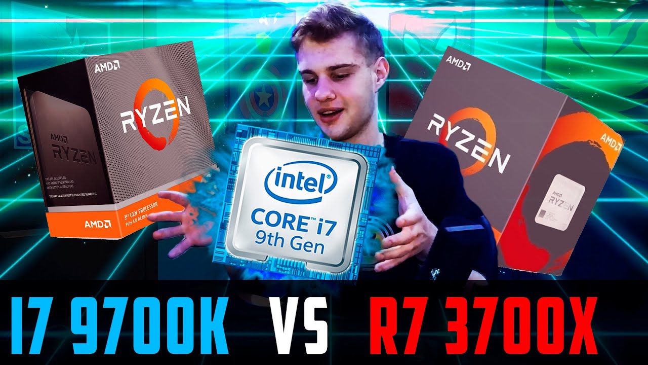 БИТВА ТИТАНОВ / Core I7 9700K vs Ryzen 7 3700X + RTX 2080 Ti