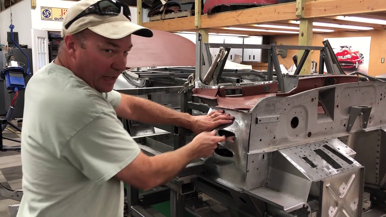 Jaguar E-Type - Inside the Forward Bulkhead