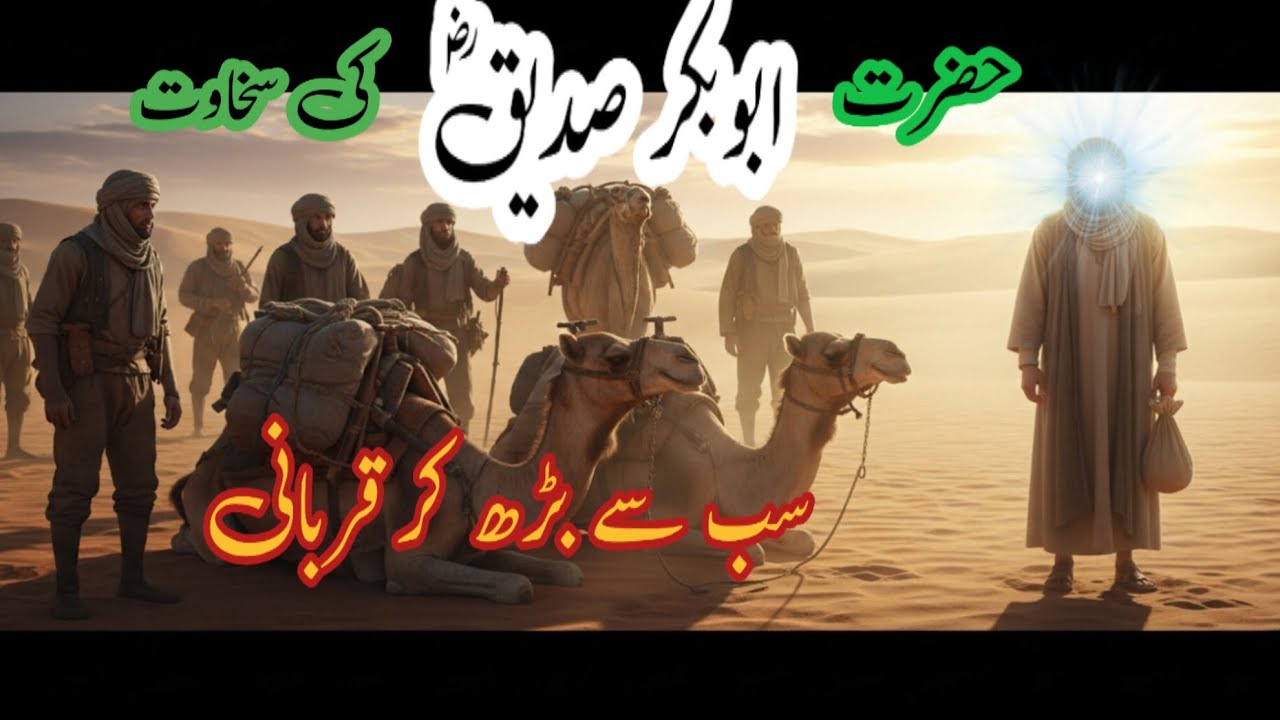 “Hazrat Abu Bakr Siddiq (R.A) ki Bemisaal Sakhawat | Ghazwa-e-Tabuk ka Dil Hila Dene Wala Waqia”,💯
