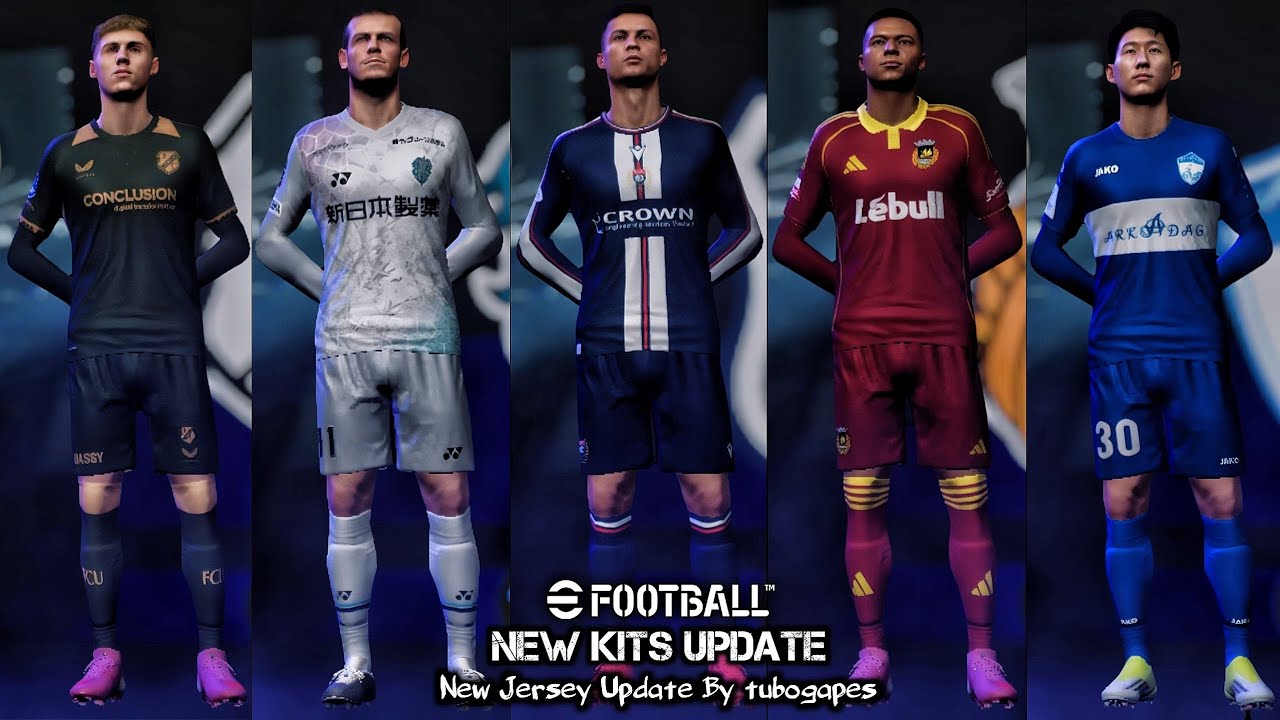 New Jersey Update🔥 Best eFootball 2026 Mobile Kits