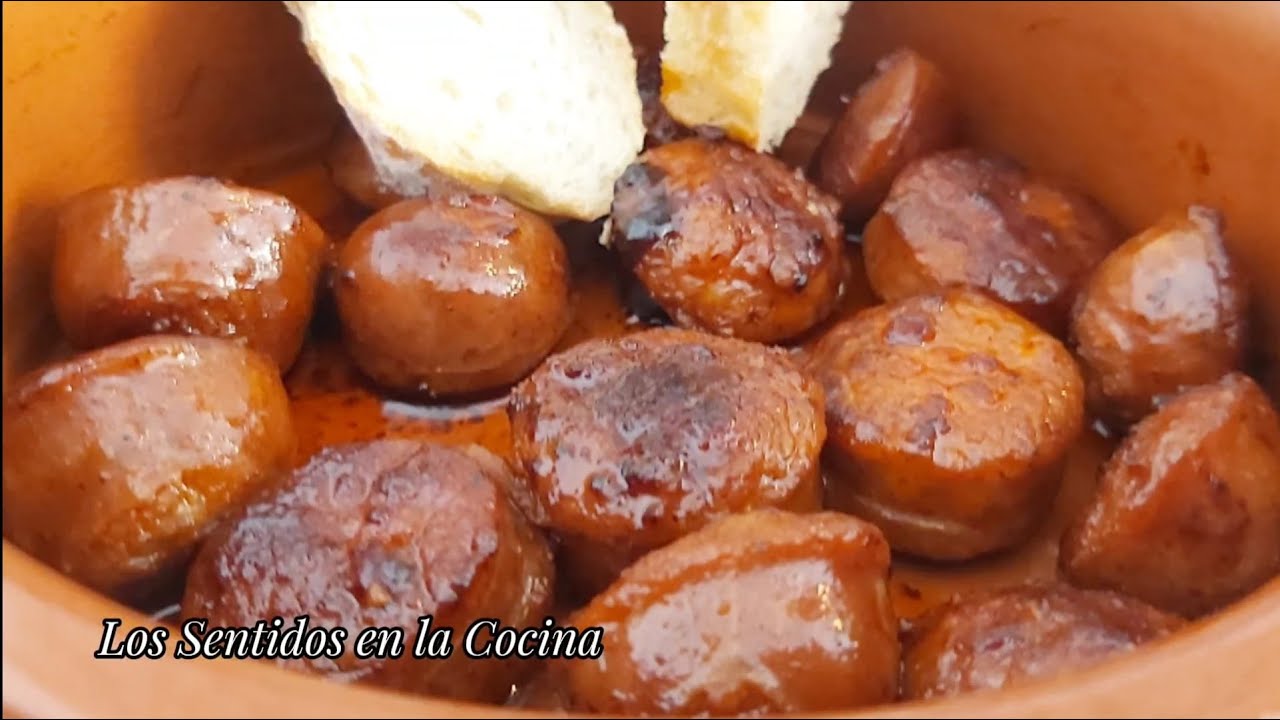 💥CHORIZOS AL BRANDY. Deliciosos y suaves choricitos picantes.