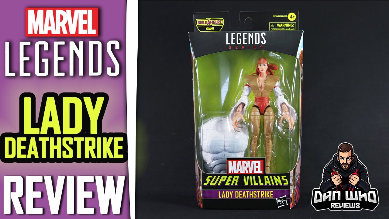 Marvel Legends Lady Deathstrike Xemnu BAF Super Villains Bad Guys Wave Review