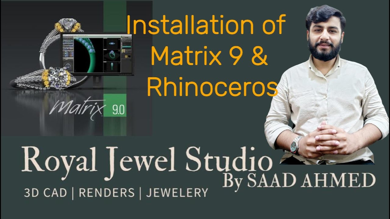 How to Install Rhino 5 & Matrix 9 for Jewelry Design | Step by Step in Urdu/Hindi