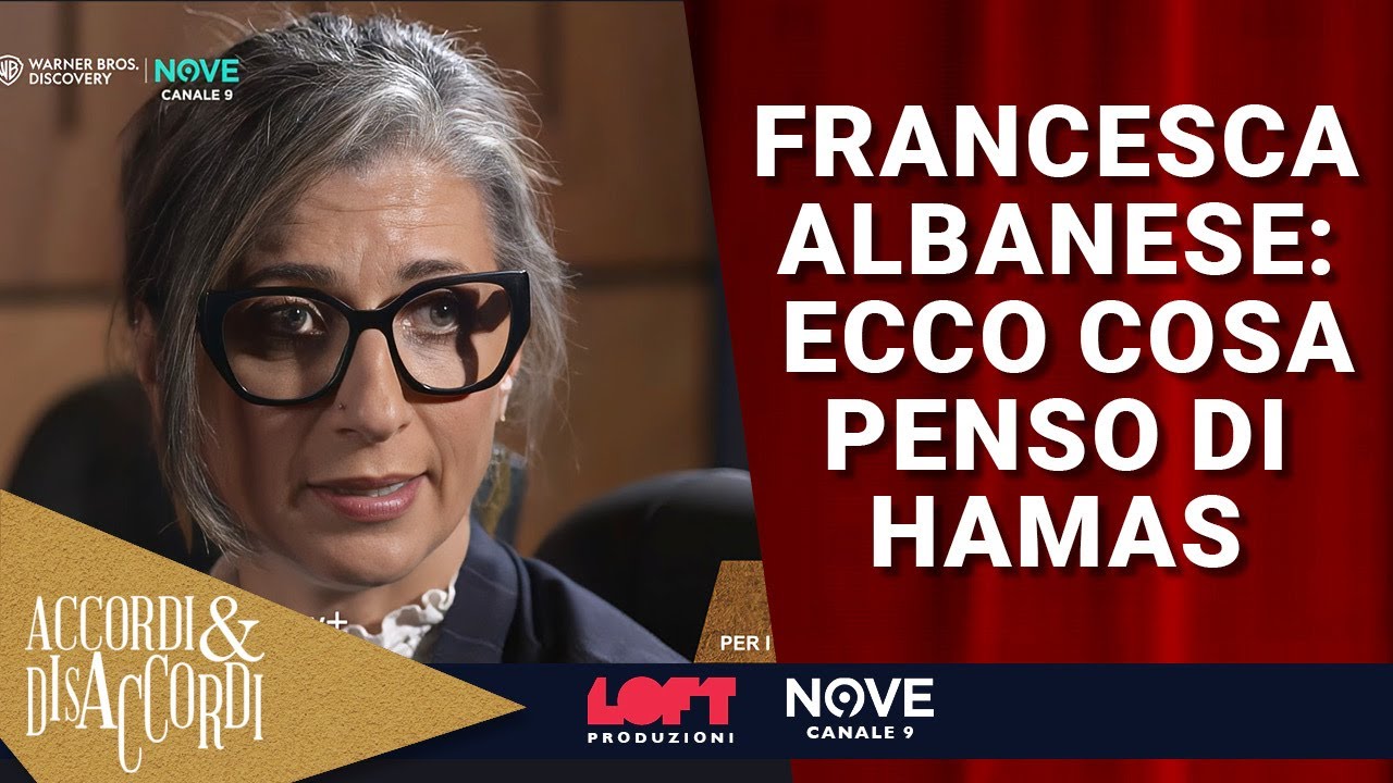 Francesca Albanese: ecco cosa penso di Hamas