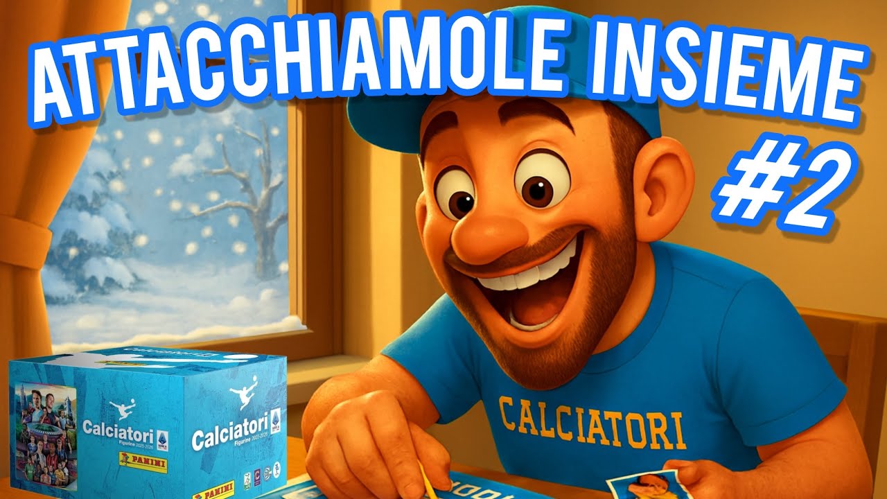 ATTACCO e SPACCHETTO LE FIGURINE Calciatori 2025 -26! - ATTACCHIAMOLE INSIEME #2 