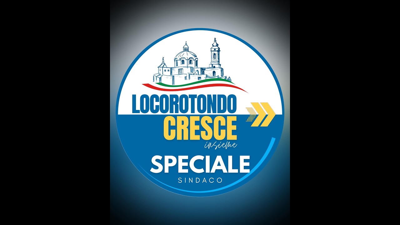 Locorotondo CRESCE insieme: Presentazione Candidato Sindaco - 04/03/2026