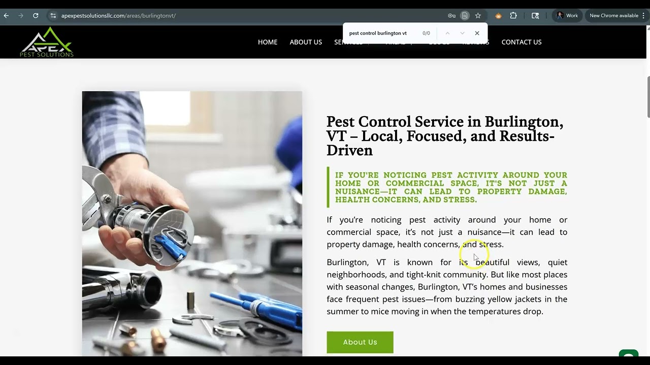 Apex Pest Solutions | Pest Control Milton VT