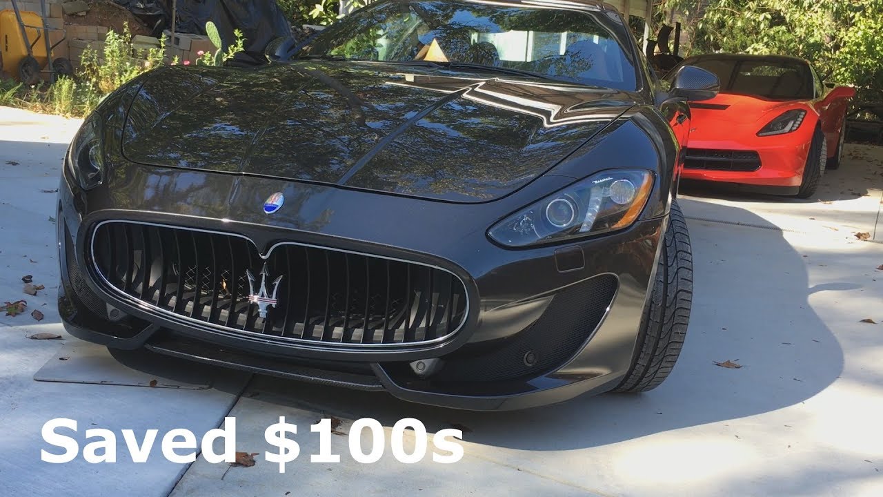 How hard was it to replace the battery in the Maserati?