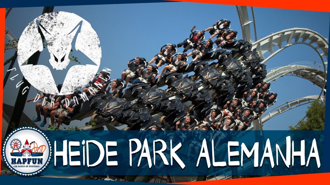 Montanha-russa do Demônio? Sim ela existe no Heide Park Resort