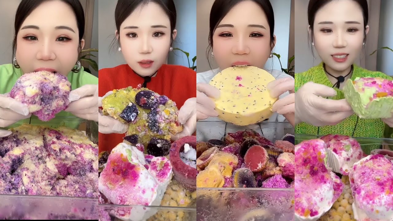 YY EATING SOFT ICE PASSION FRUIT COMPILATION