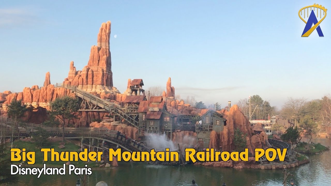 Big Thunder Mountain Railroad POV at Disneyland Paris - 2016 Update
