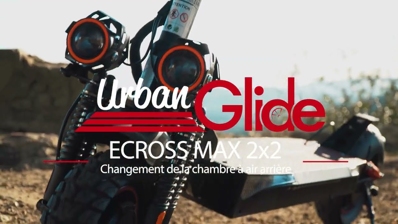E CROSS MAX 2x2 - MUDAR A CÂMARA DE AR TRASEIRA