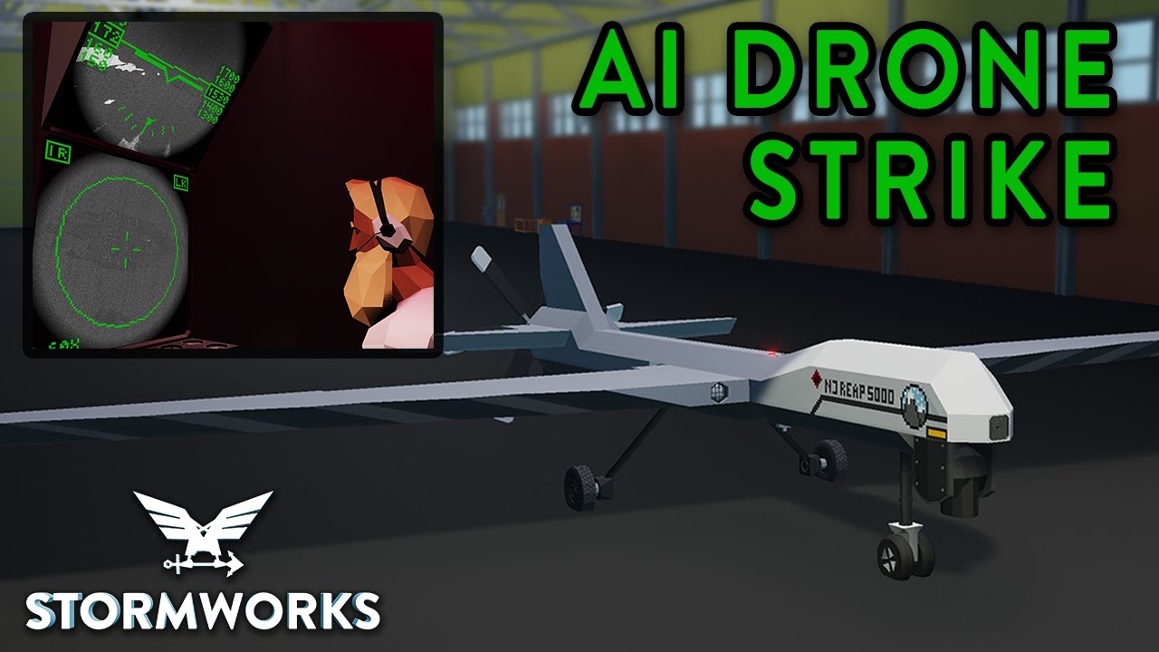 Удар дрона!!! - Новое дополнение для дронов - Stormworks