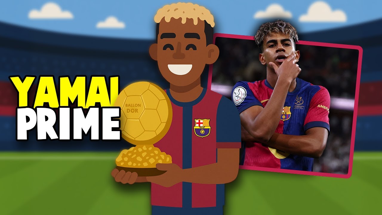 Gastei 700 BUX para simular a CARREIRA COMPLETA do LAMINE YAMAL PRIME no World Soccer Champs
